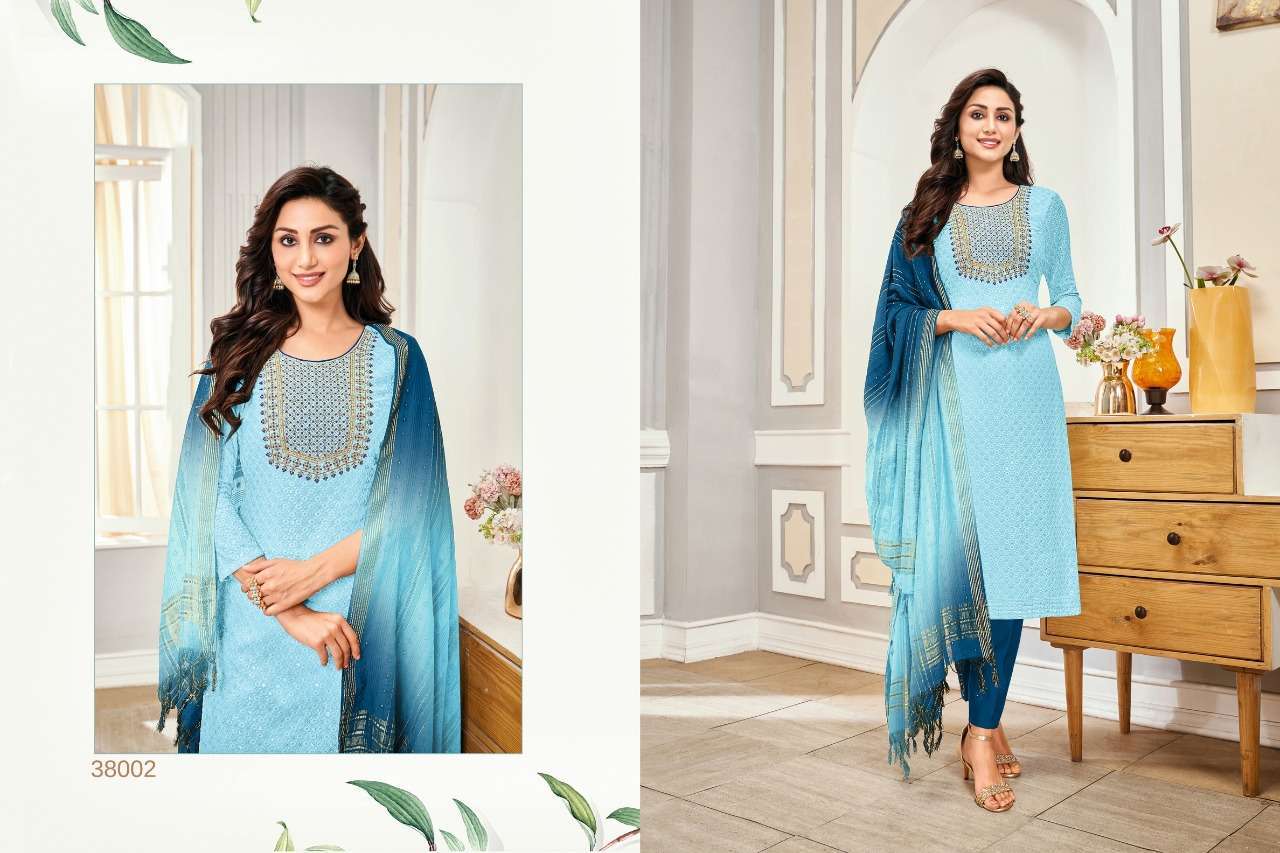 artio popcorn series 38001-38006 rayon readymade suit