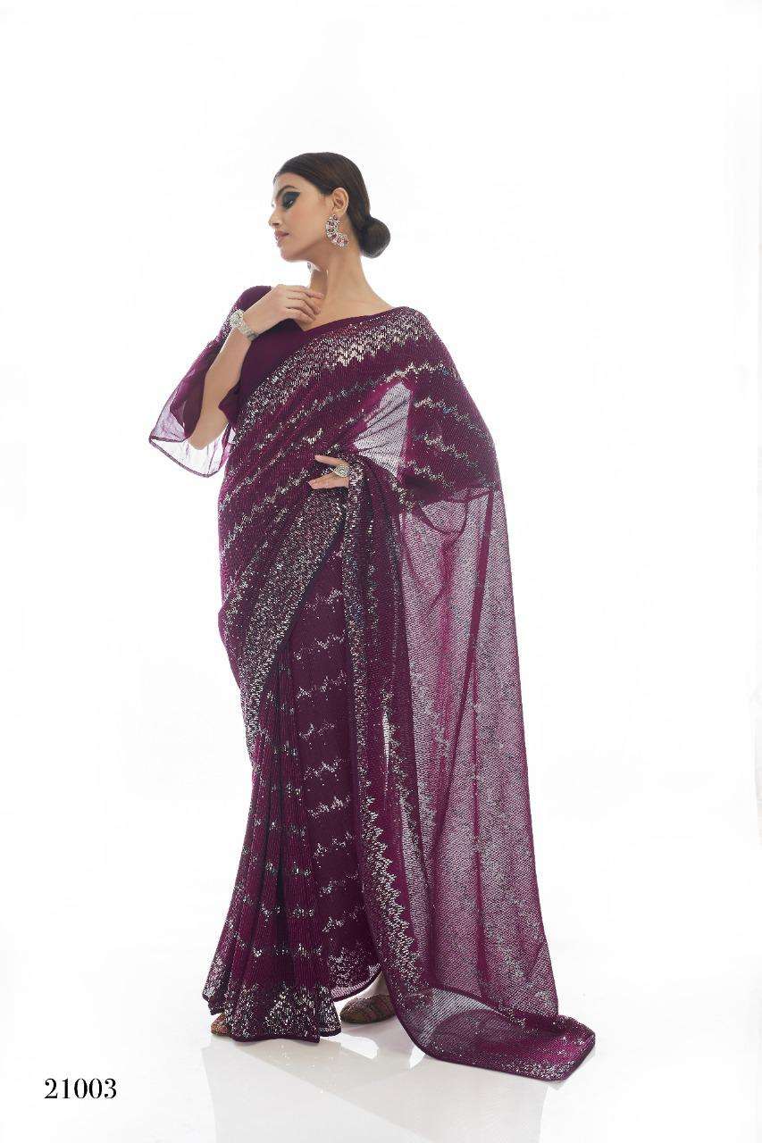ARYA DESIGNS SWARNA VOL 3 DESIGNER GEORGETTE SAREE