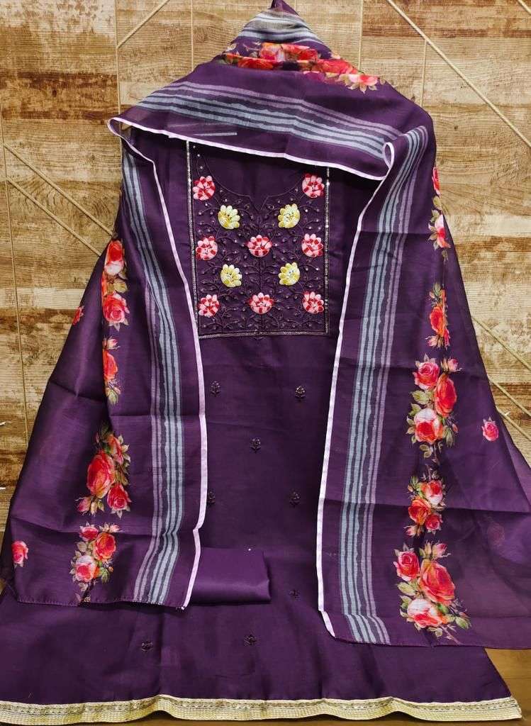 BT-07 DESIGNER BOMBAY COTTON WORK NON CATALOG SUIT 