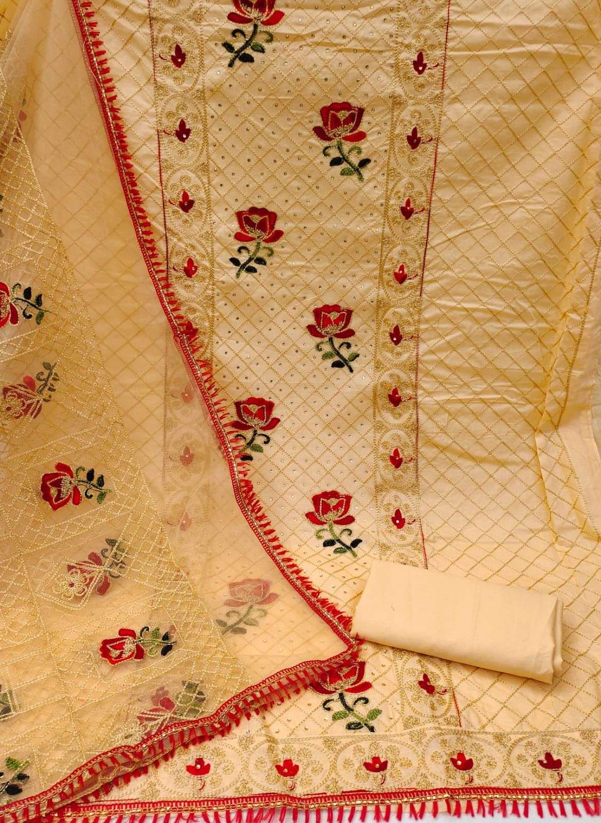bt-07 designer cotton work non catalog material