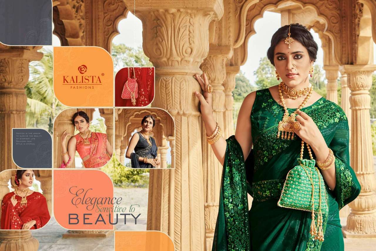 kalista cindrella series 67462-67467 cocktail saree