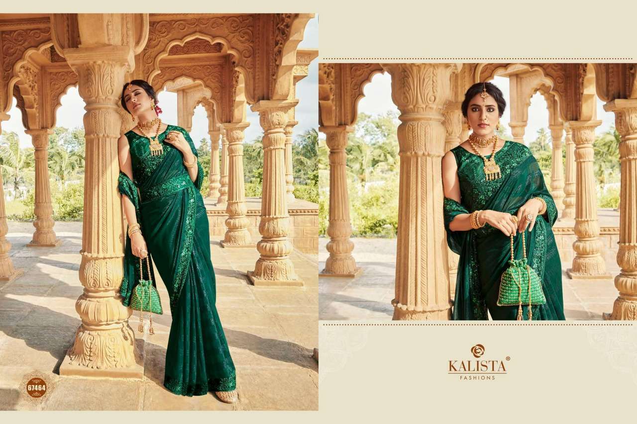 kalista cindrella series 67462-67467 cocktail saree