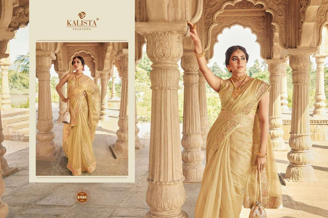 kalista cindrella series 67462-67467 cocktail saree