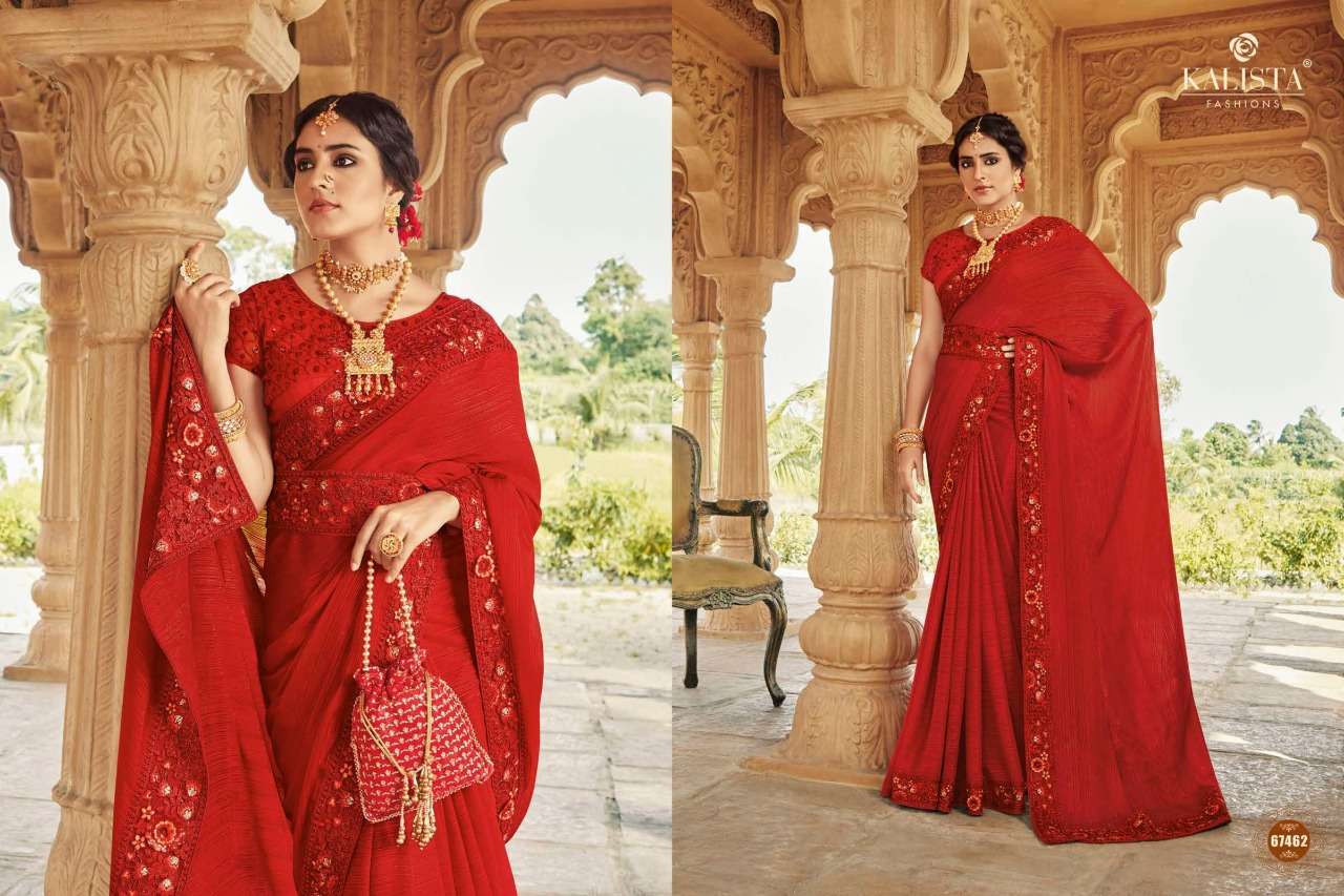 kalista cindrella series 67462-67467 cocktail saree
