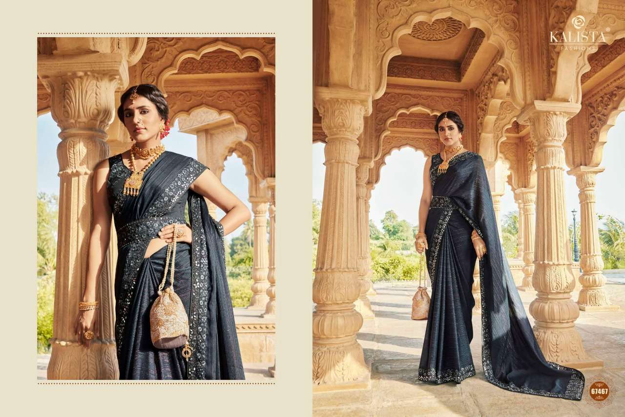 kalista cindrella series 67462-67467 cocktail saree