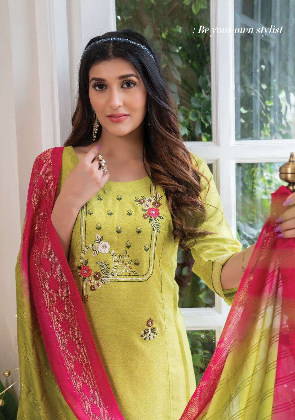 kiana heritage series 01-06 weaving viscose readymade suit