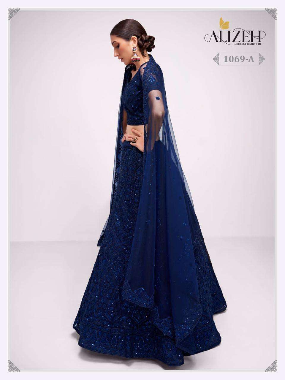 alizeh bridal heritage vol 3 series 1069 net lehenga