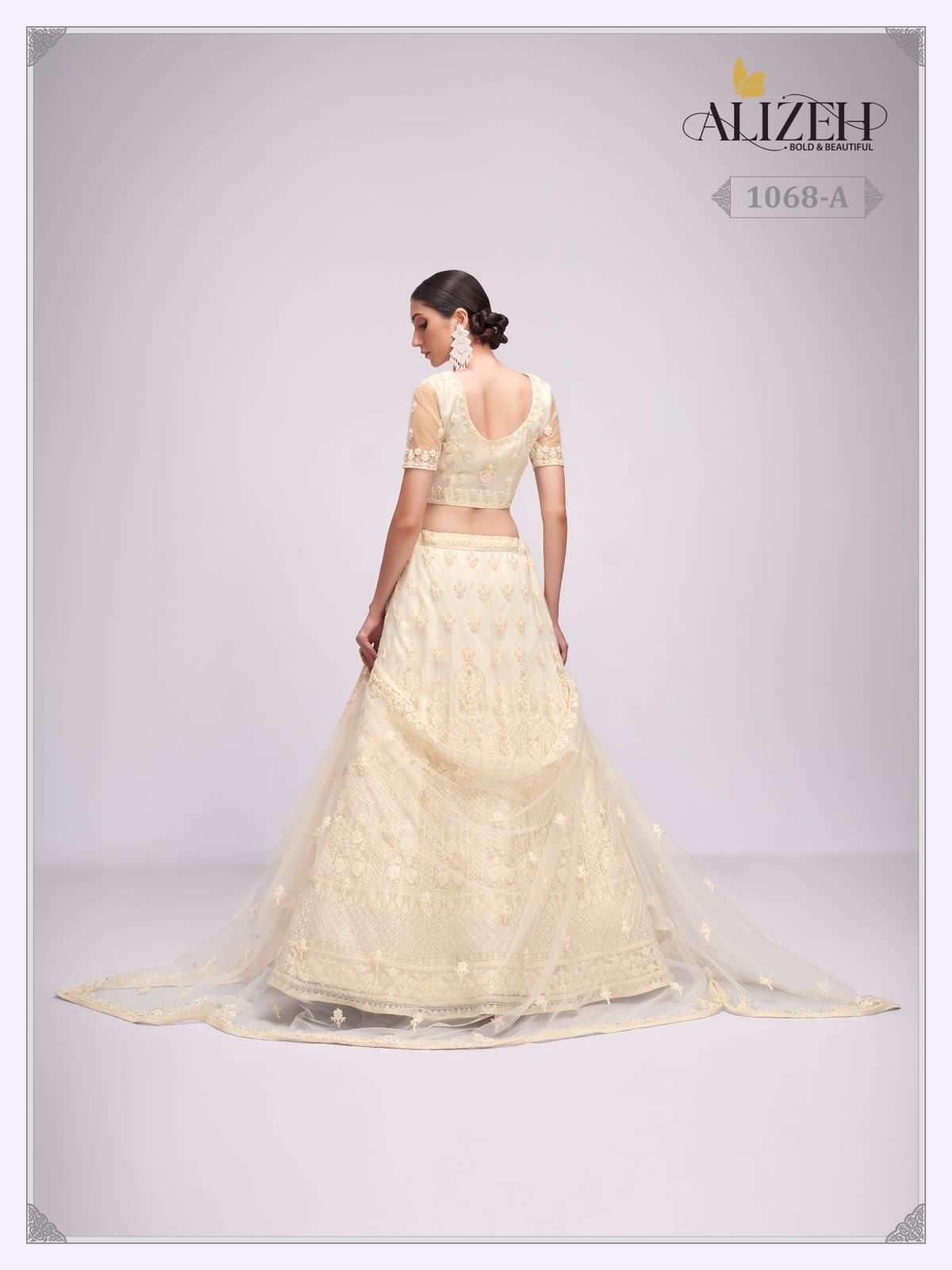 alizeh bridal heritage vol 3 series 1069 net lehenga