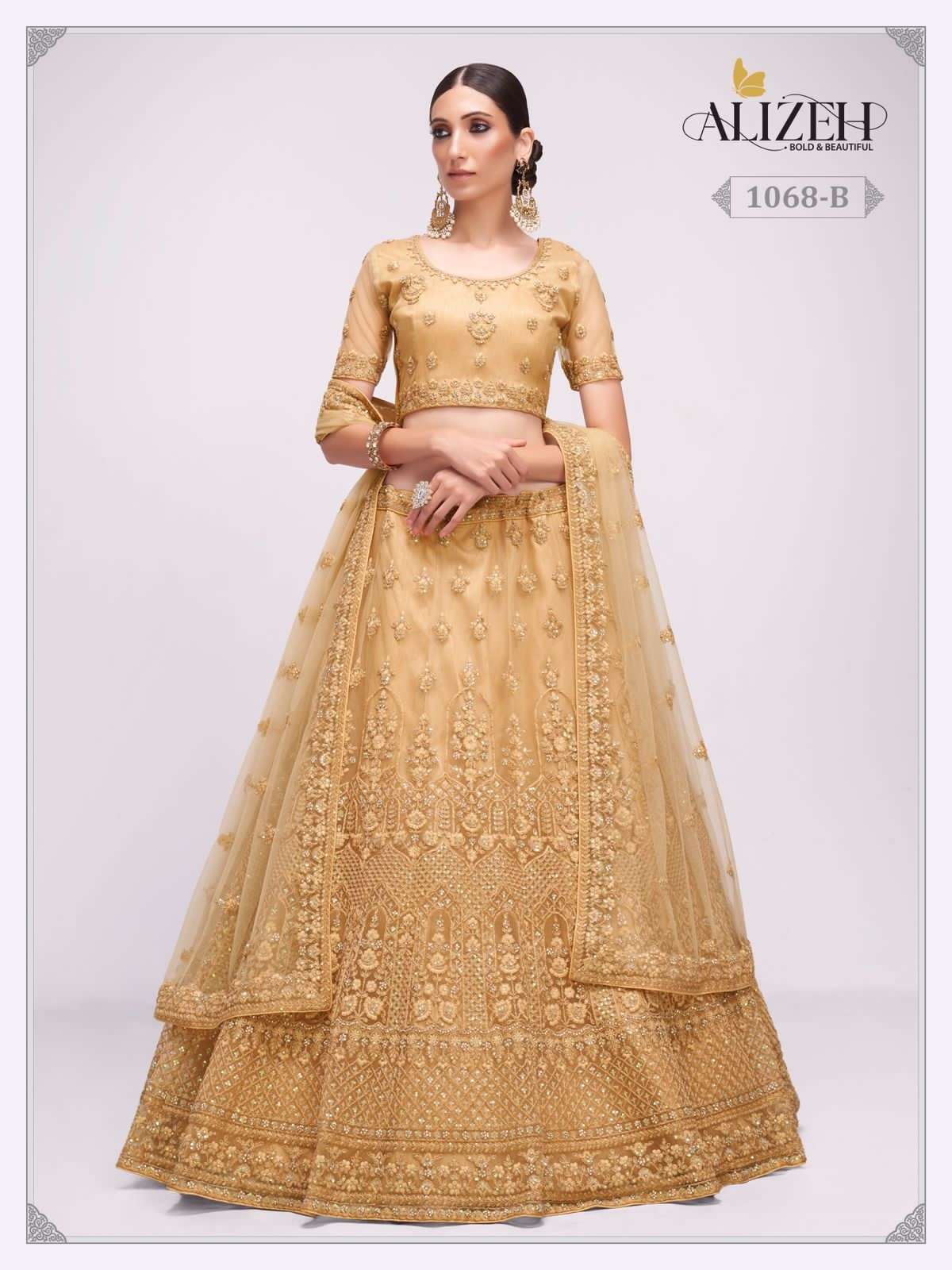 alizeh bridal heritage vol 3 series 1069 net lehenga