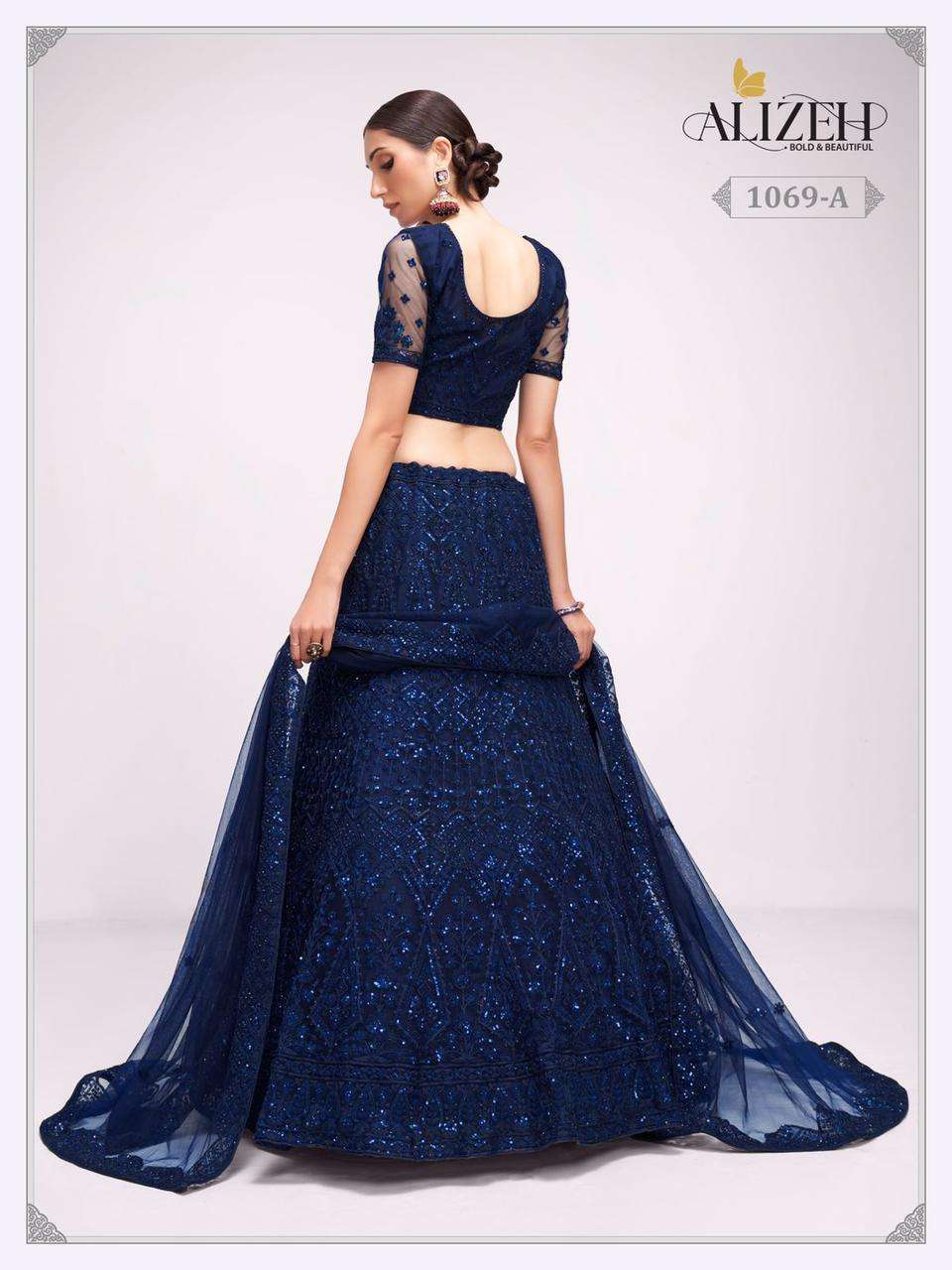 alizeh bridal heritage vol 3 series 1069 net lehenga