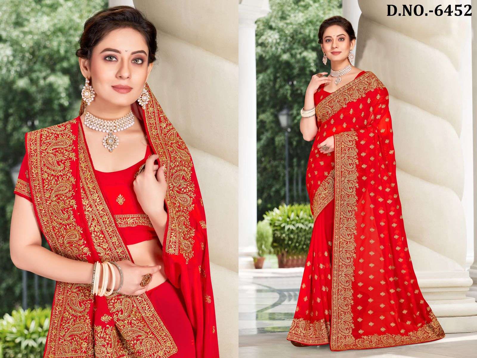nari fashion boutique designer georgette saree