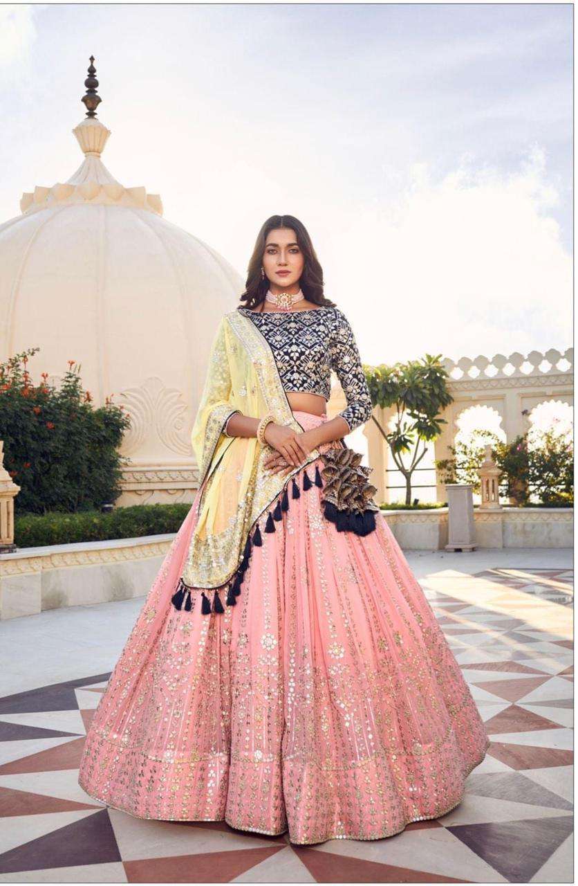 pr captivating colored lehenga choli with dupatta bridal lehenga readymade