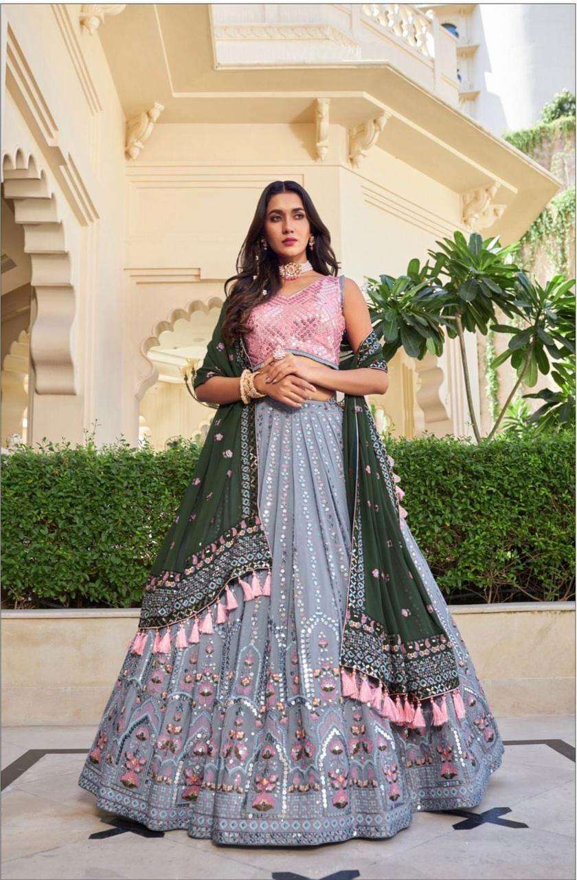 pr captivating colored lehenga choli with dupatta bridal lehenga readymade
