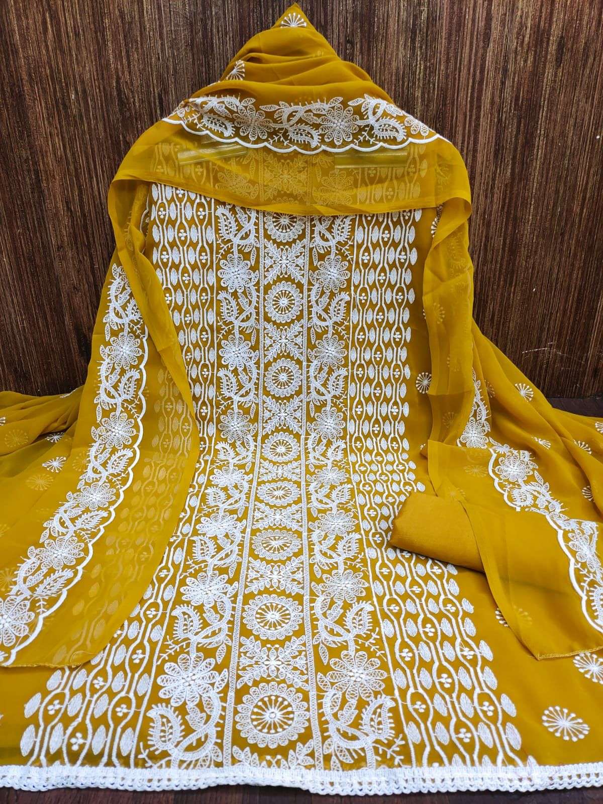 bt-11 designer jorjat lucknowi non catalog suit 