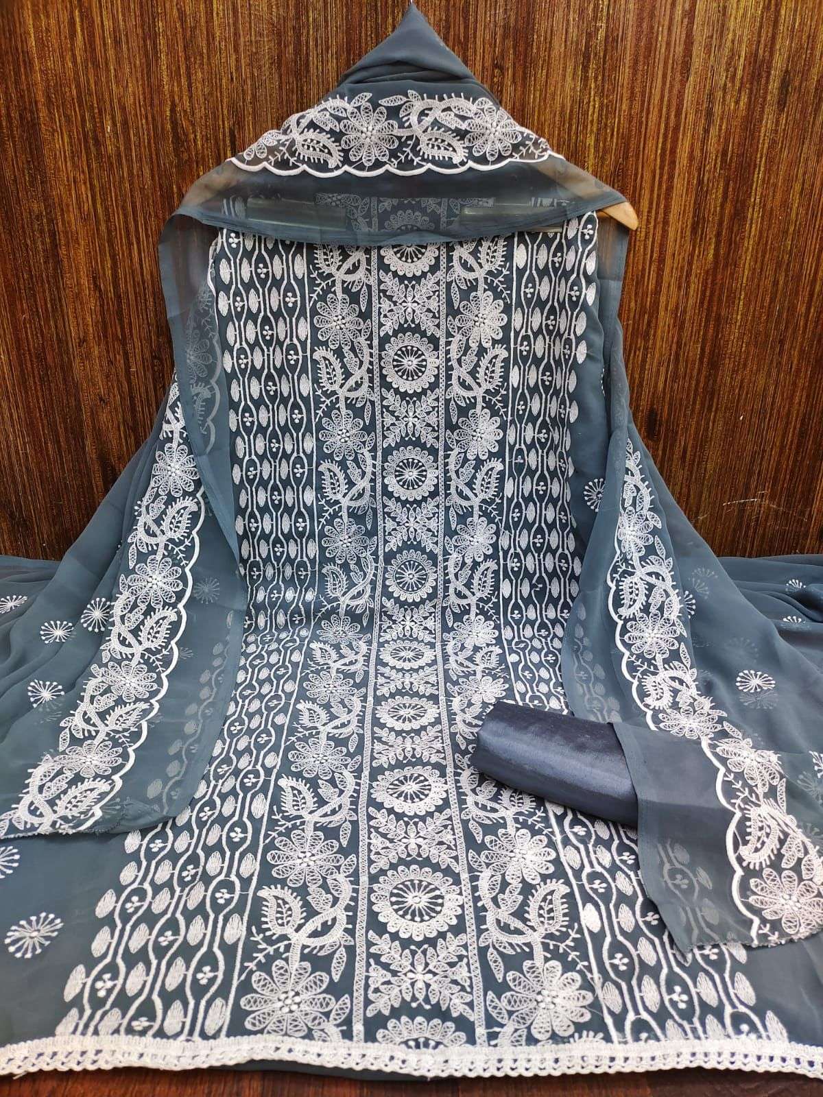 bt-11 designer jorjat lucknowi non catalog suit 