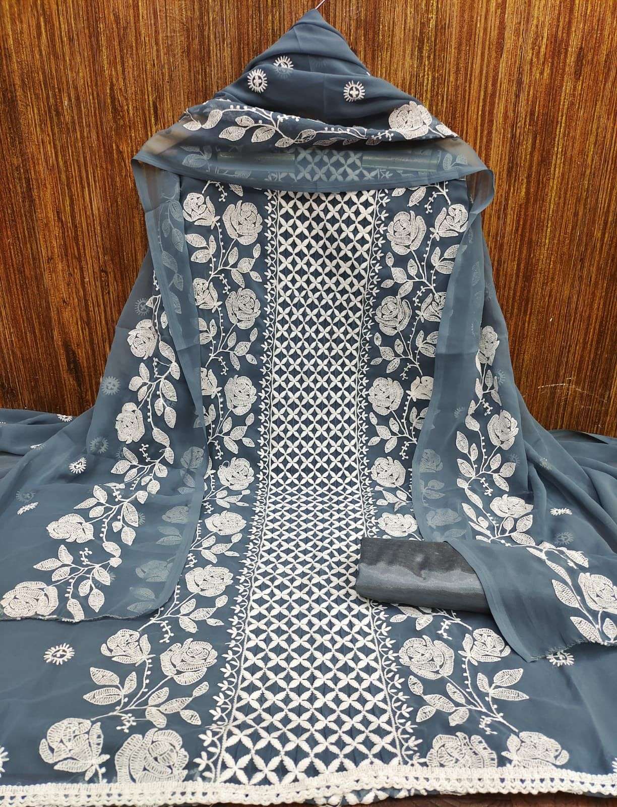 bt-11 designer jorjat lucknowi non catalog suit 