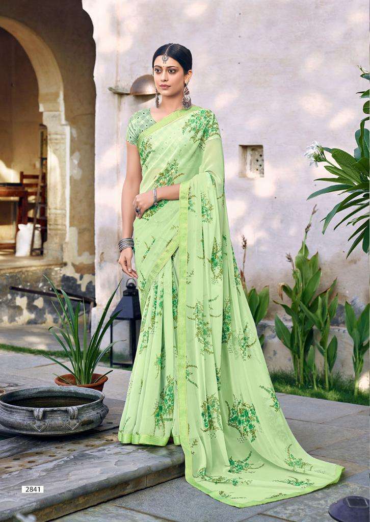 kashvi vintage series 2841-2850 georgette saree 