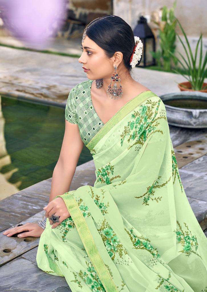 kashvi vintage series 2841-2850 georgette saree 