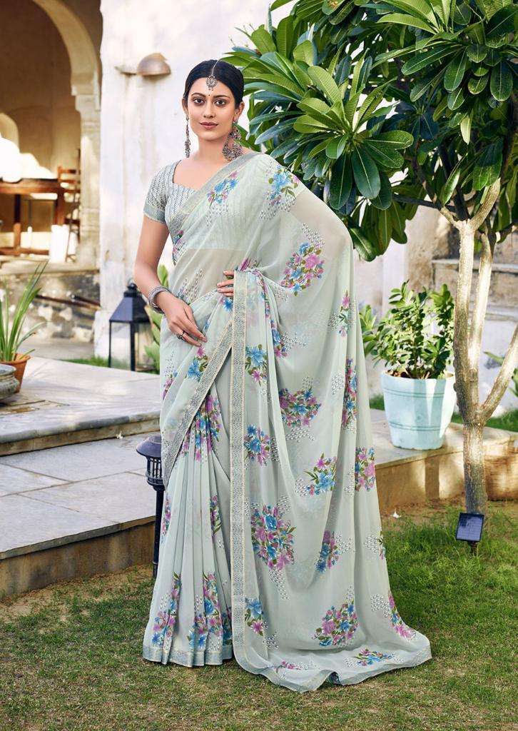 kashvi vintage series 2841-2850 georgette saree 