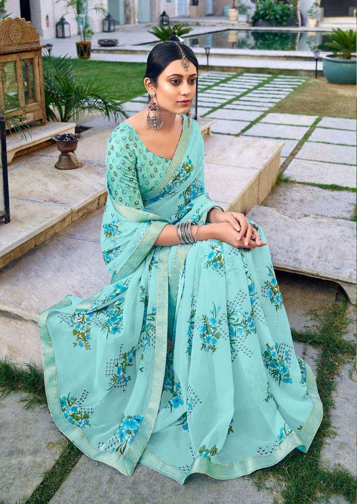 kashvi vintage series 2841-2850 georgette saree 