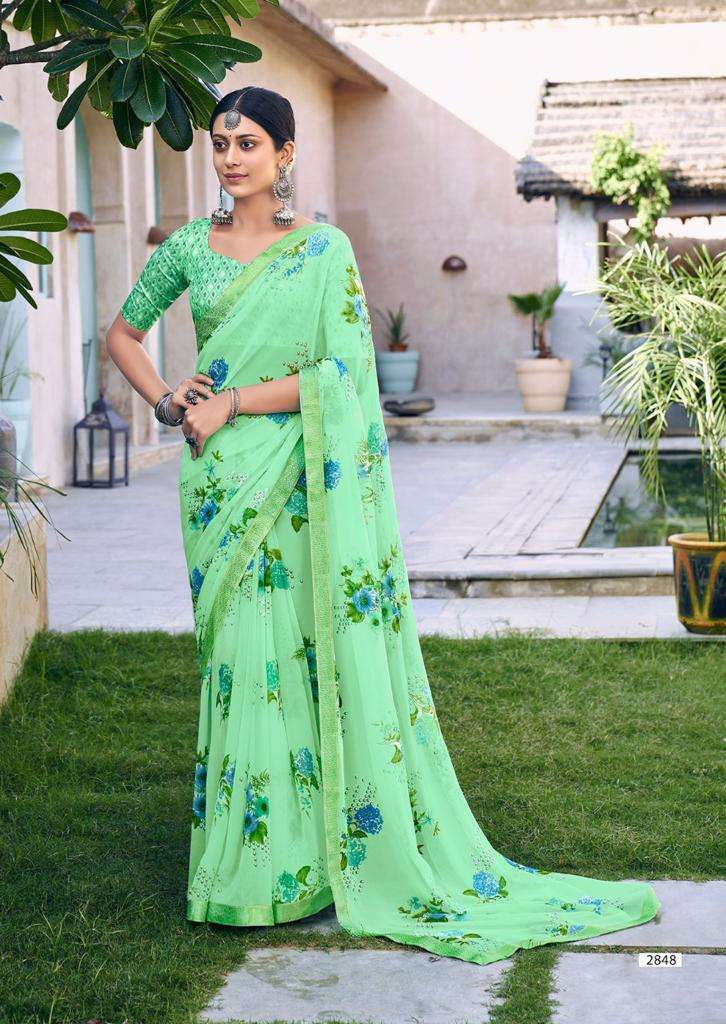 kashvi vintage series 2841-2850 georgette saree 
