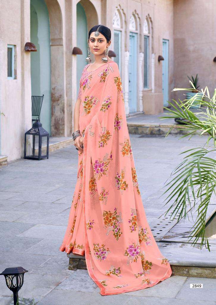 kashvi vintage series 2841-2850 georgette saree 