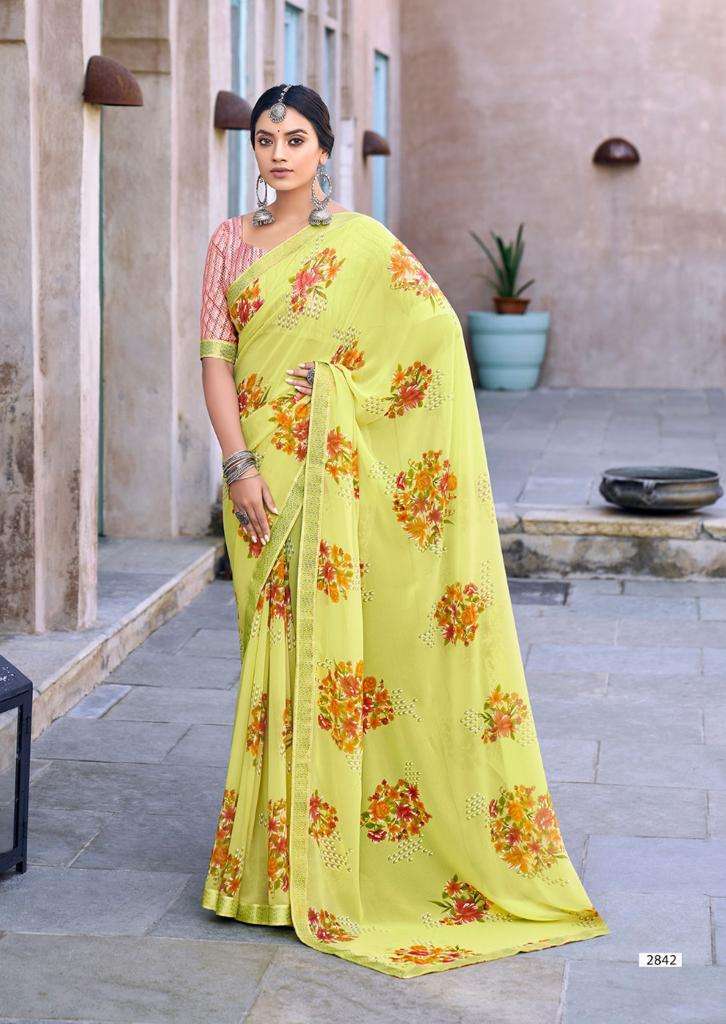 kashvi vintage series 2841-2850 georgette saree 