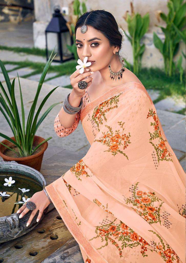 kashvi vintage series 2841-2850 georgette saree 