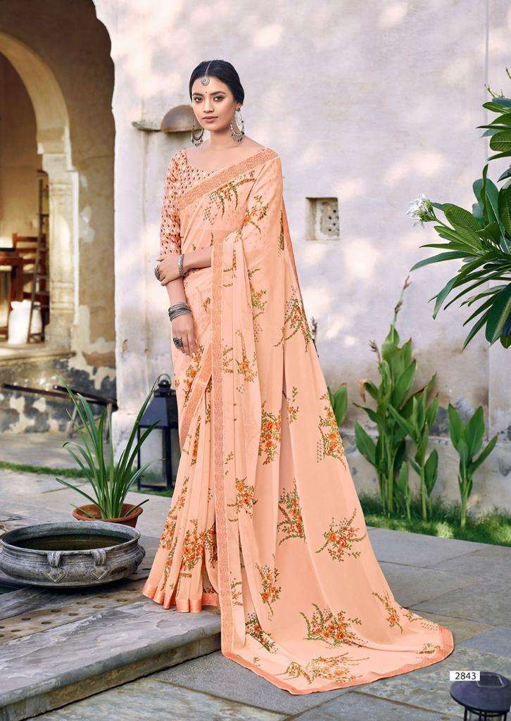 kashvi vintage series 2841-2850 georgette saree 