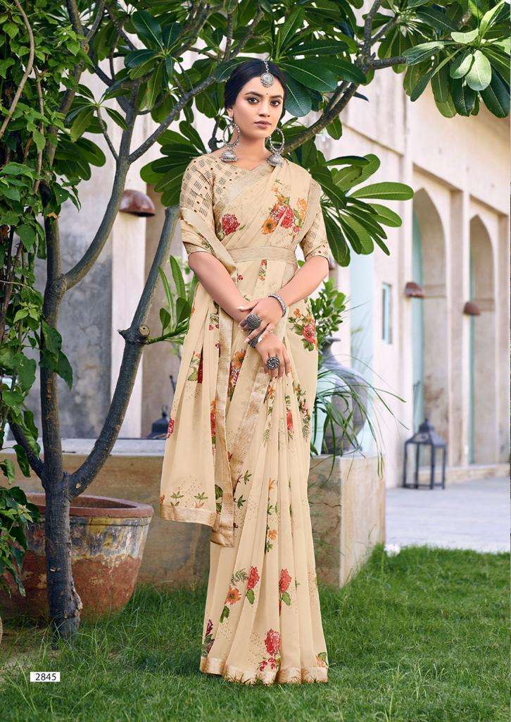 kashvi vintage series 2841-2850 georgette saree 