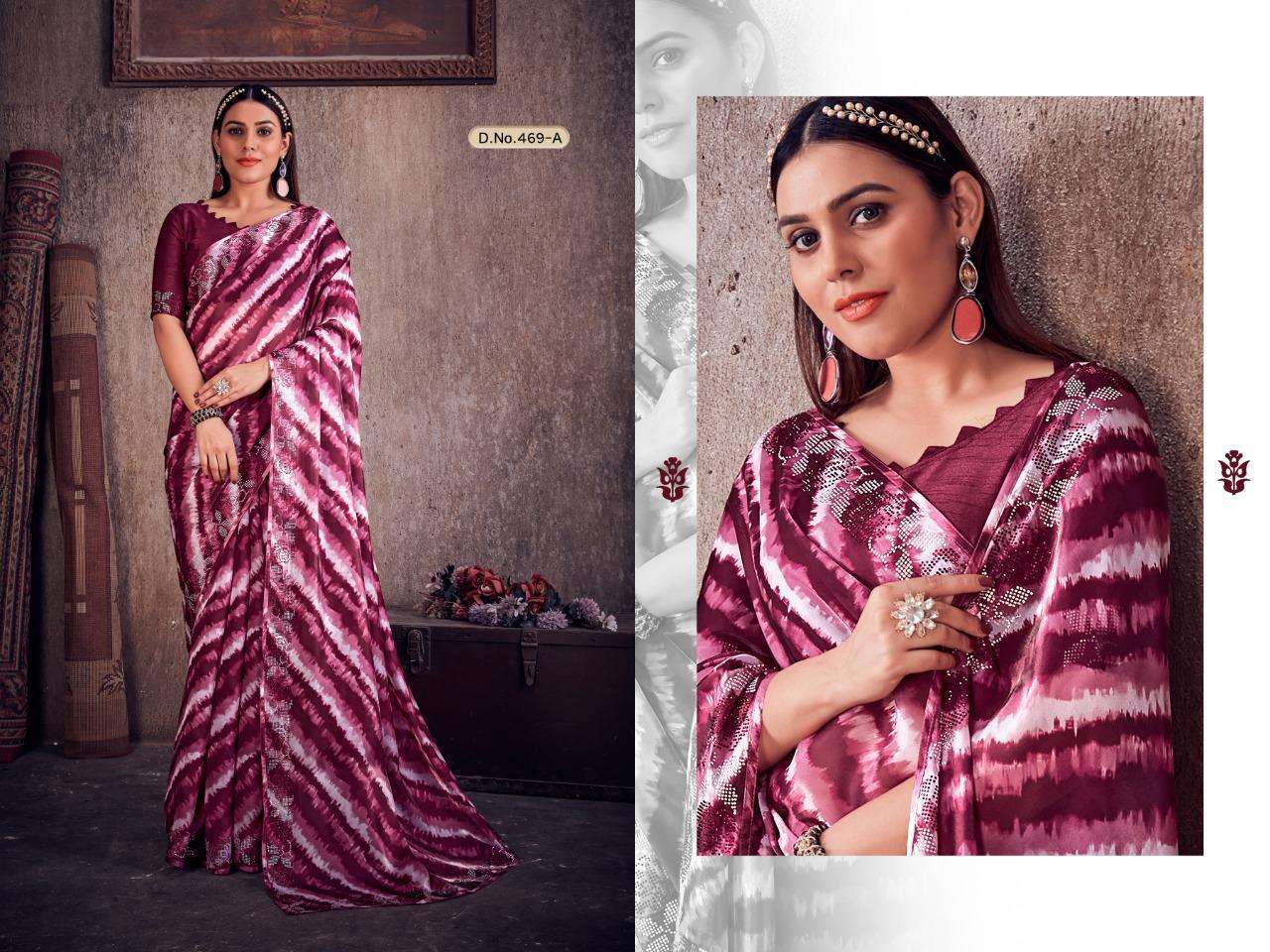 mehak saree 469 design colors silk elegant look saree collection