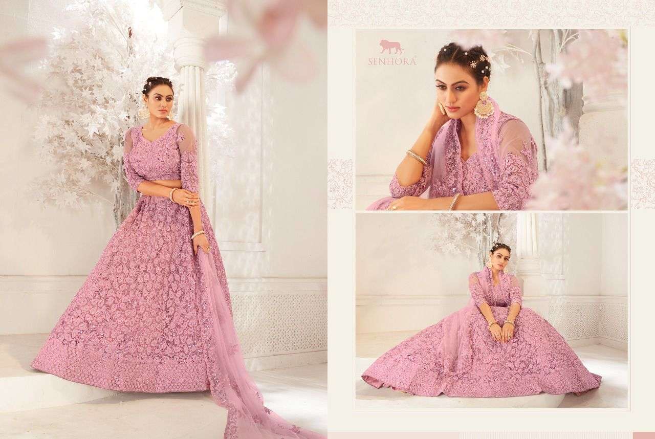 senhora dresses bridal heritage vol 9 designer net lehenga