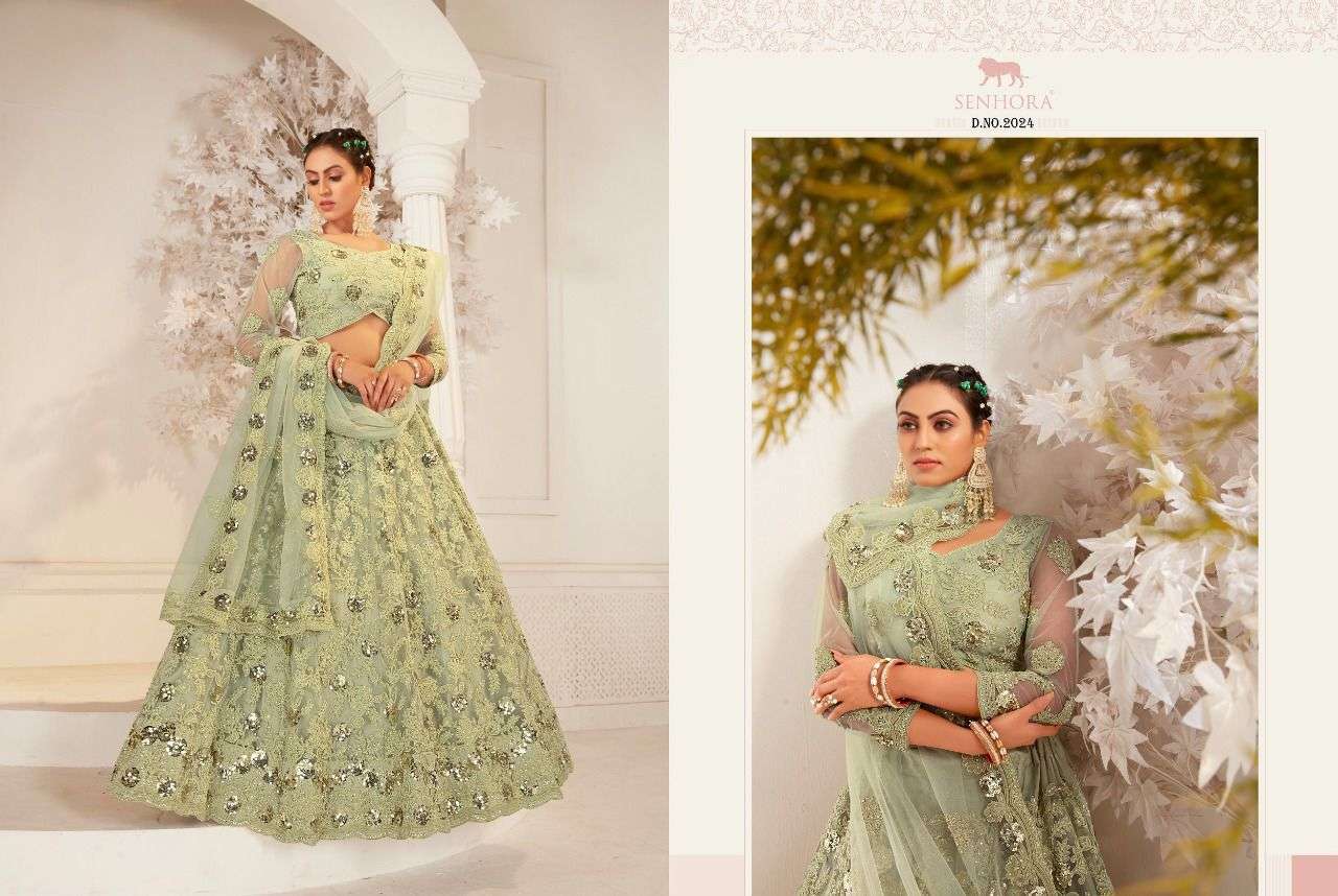 senhora dresses bridal heritage vol 9 designer net lehenga