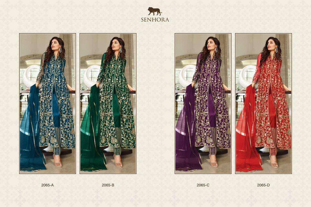 senhora sharmin 2065 colors designer pure butterfly net suit 