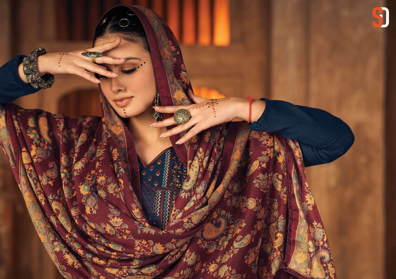 shraddha vintage winter series 10001-10006 heavy pashmina suit 
