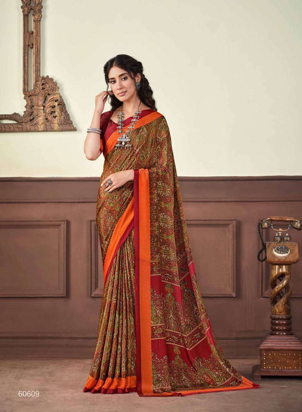 vipul heritage silk vol 7 series 60601-60618 crape saree