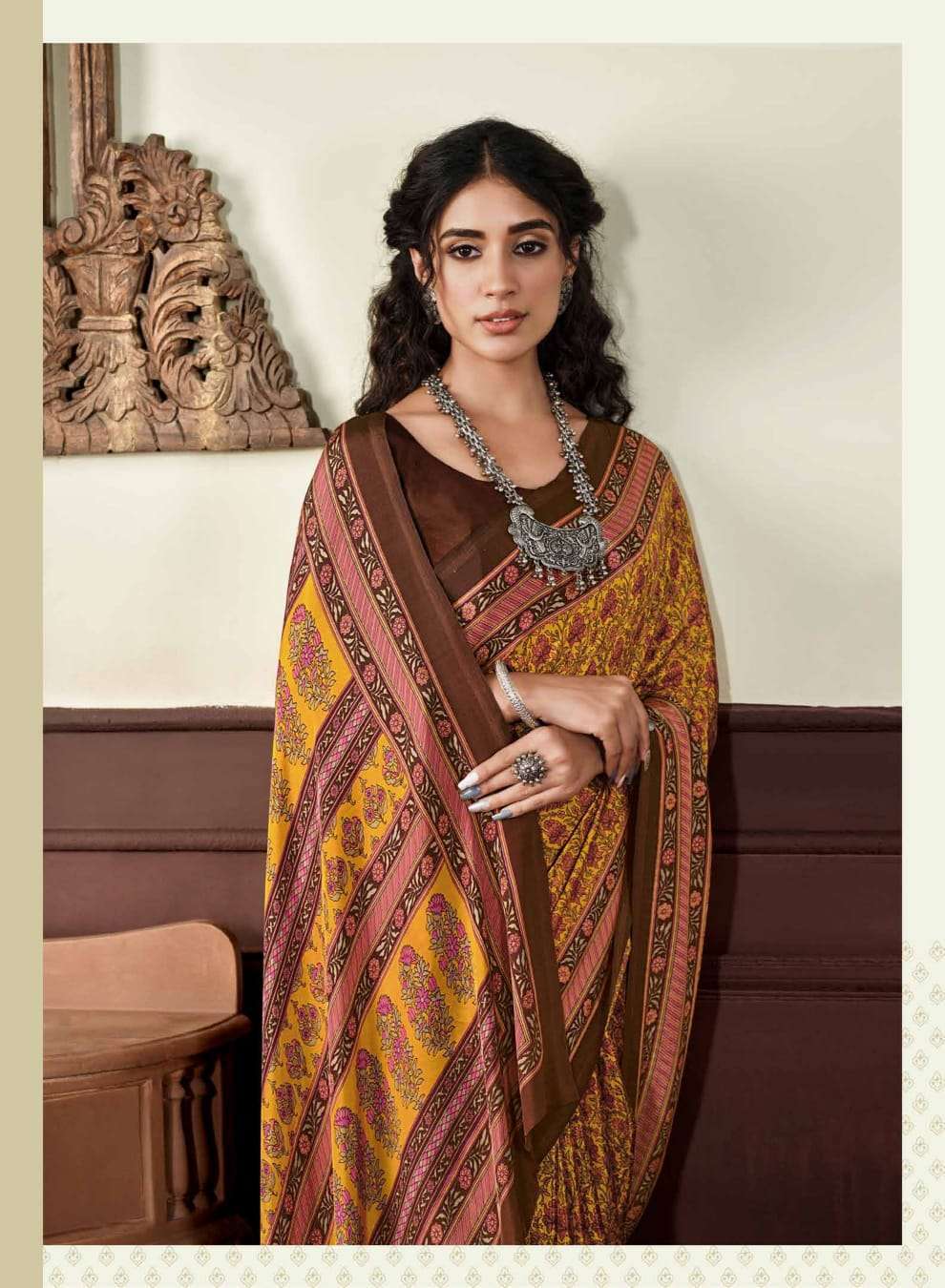 vipul heritage silk vol 7 series 60601-60618 crape saree