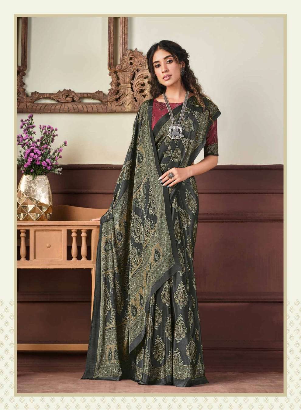 vipul heritage silk vol 7 series 60601-60618 crape saree
