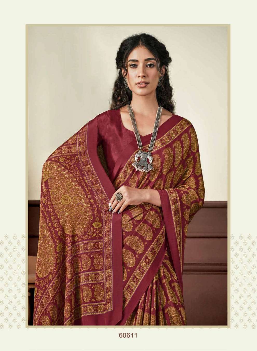 vipul heritage silk vol 7 series 60601-60618 crape saree