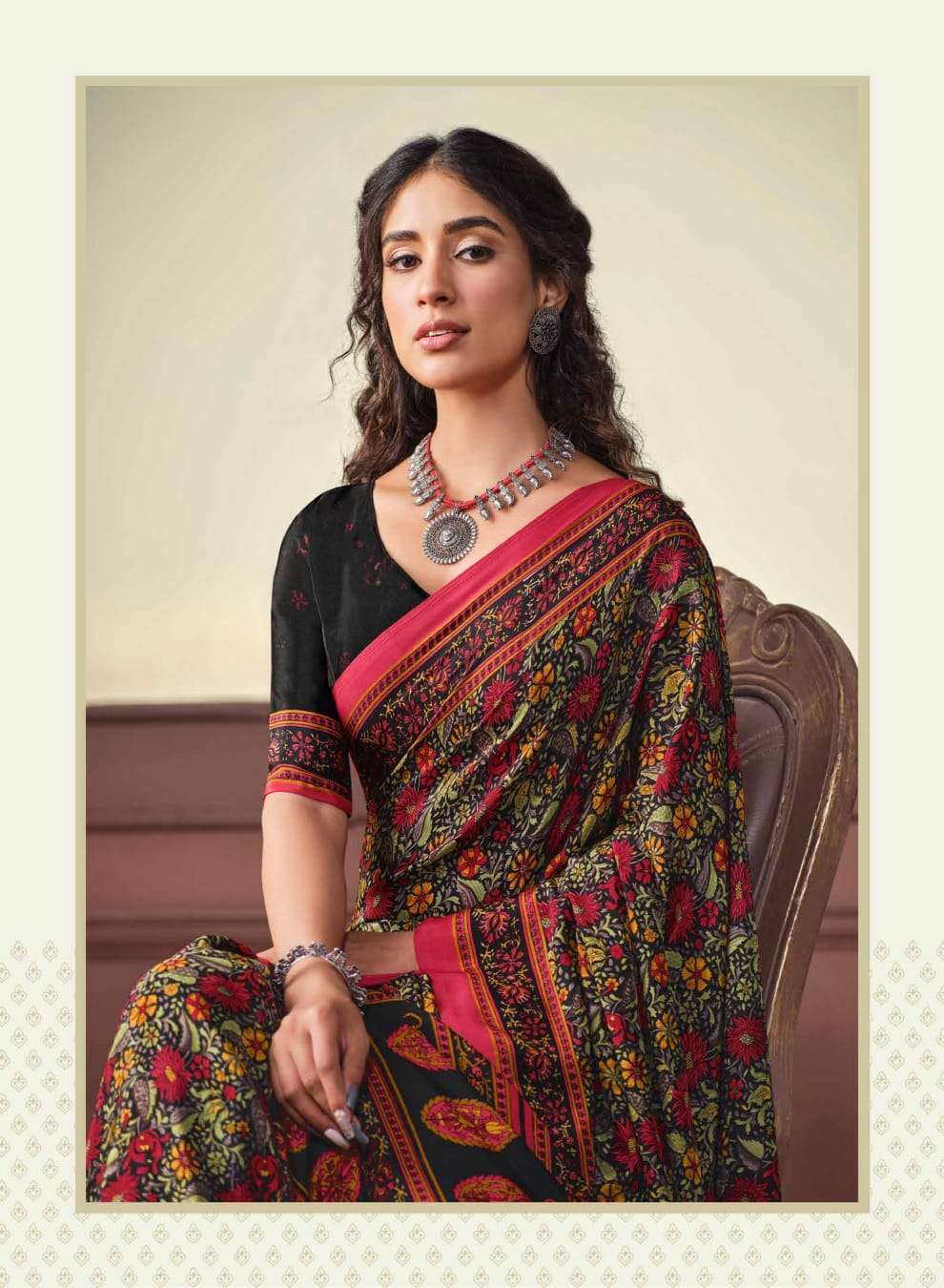 vipul heritage silk vol 7 series 60601-60618 crape saree