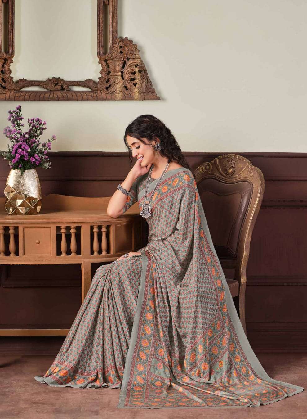 vipul heritage silk vol 7 series 60601-60618 crape saree