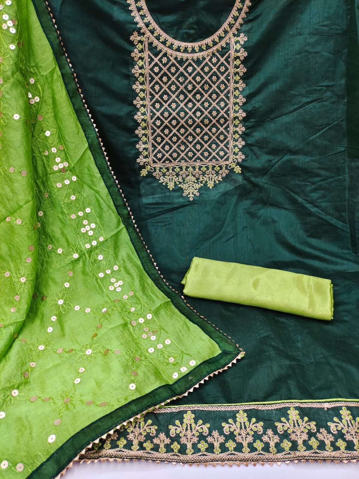 bt-07 chanderi multi coding work non catalog suit 