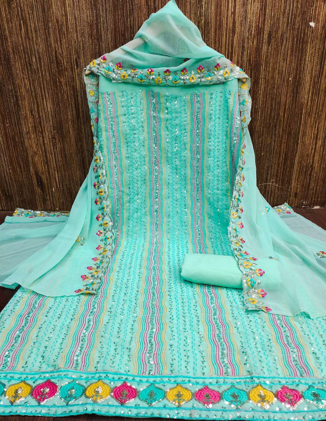 bt-07 designer jorjat sequence non catalog suit 