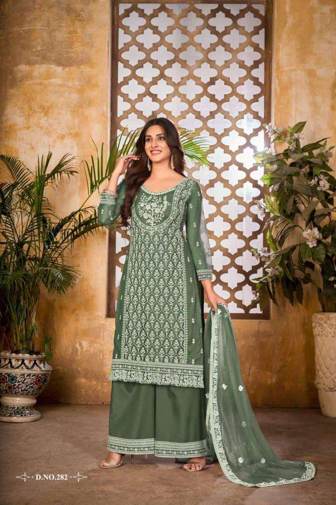 dani fahsion vaani vol 28 net cording work suit 