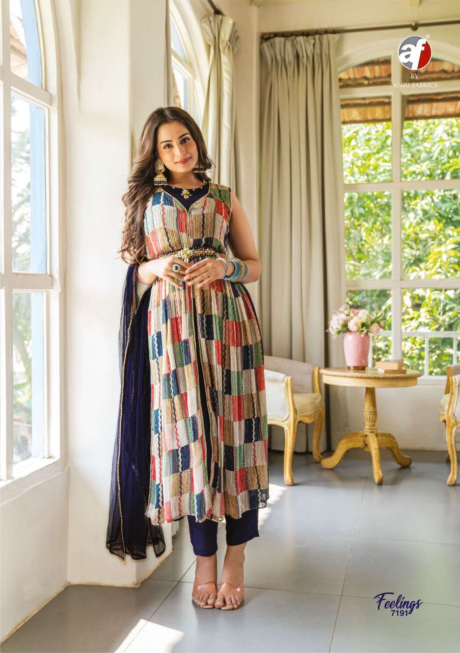 feelings designer pure corchet georgette suit 