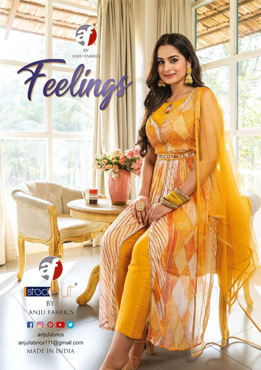 feelings designer pure corchet georgette suit 