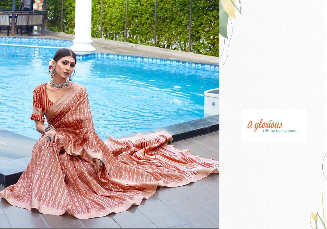 mintorsi tanishka digital vol 1 series 1101-1110 Banarasi Cora Silk saree