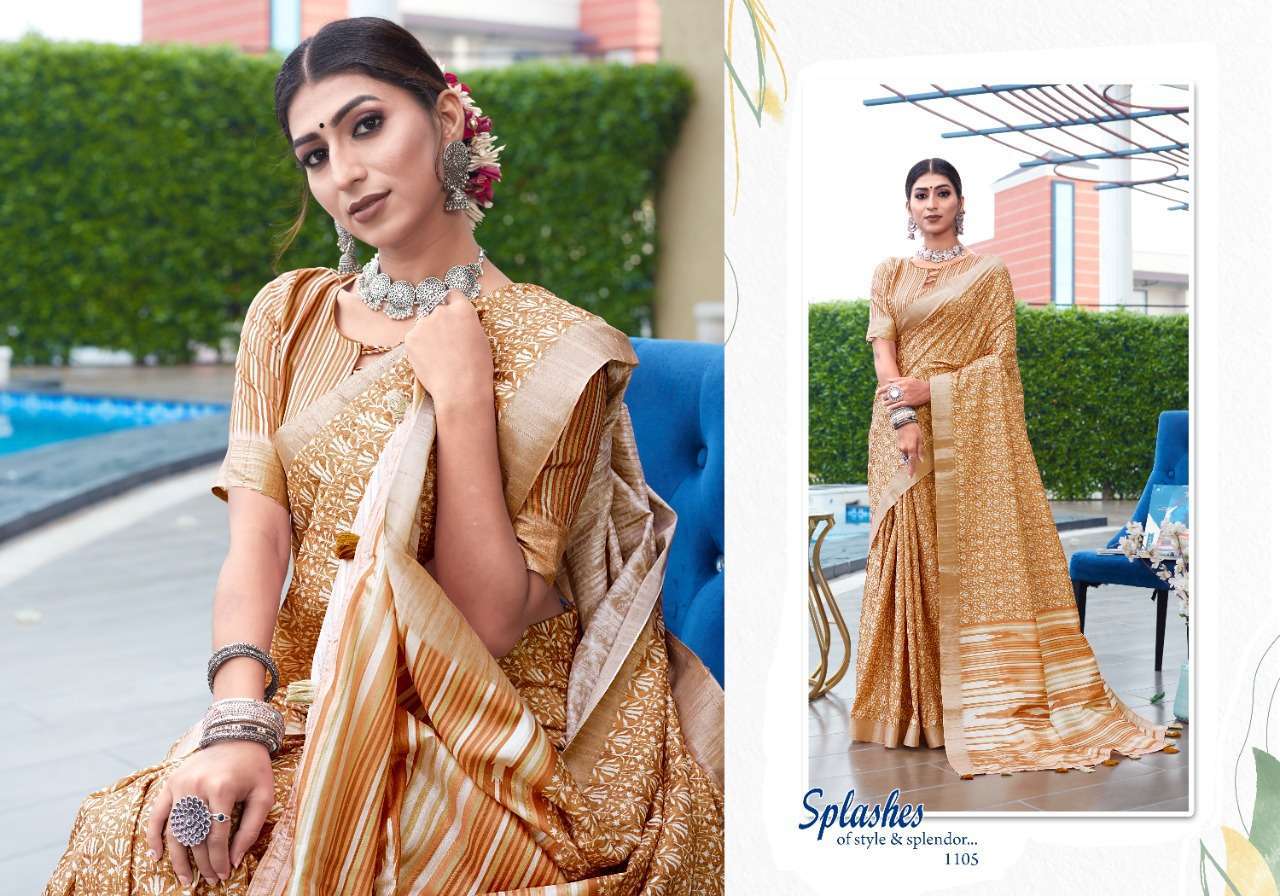 mintorsi tanishka digital vol 1 series 1101-1110 Banarasi Cora Silk saree