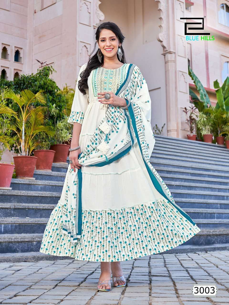 blue hills colors vol 3 series 3001-3004 14 kg rayn kurti 
