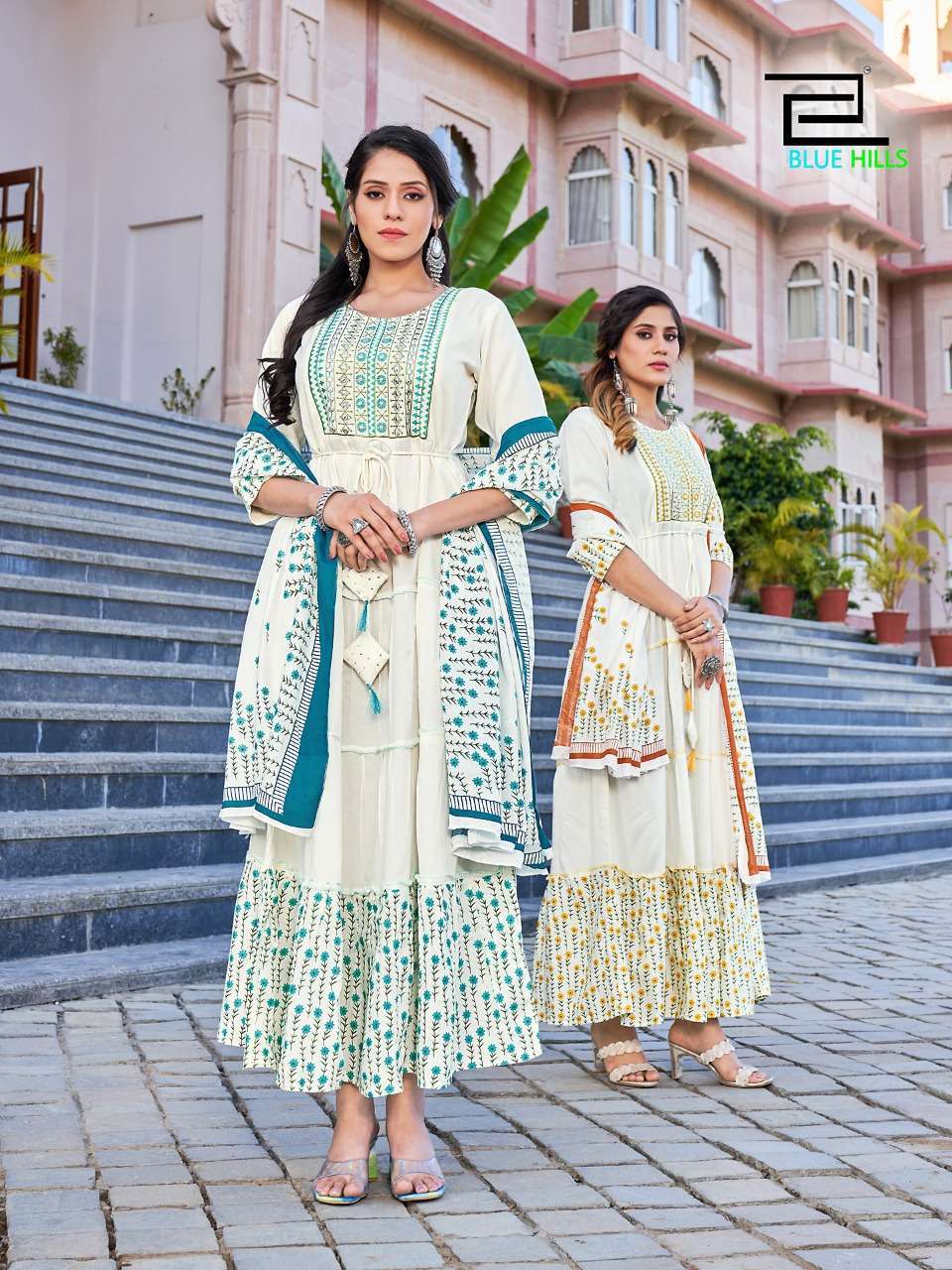 blue hills colors vol 3 series 3001-3004 14 kg rayn kurti 